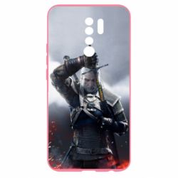 Чехол для Xiaomi Redmi 9 Witcher with a sword - PrintSalon