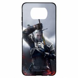 Чехол для Xiaomi Poco X3 Witcher with a sword - PrintSalon
