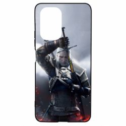 Чехол для Xiaomi Poco F3/K40 Witcher with a sword - PrintSalon
