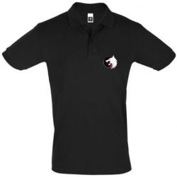 Мужское поло Witcher wolf spray - PrintSalon