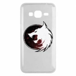Чехол для Samsung J3 2016 Witcher wolf spray - PrintSalon