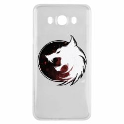 Чехол для Samsung J7 2016 Witcher wolf spray - PrintSalon