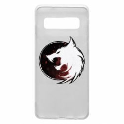 Чехол для Samsung S10 Witcher wolf spray - PrintSalon
