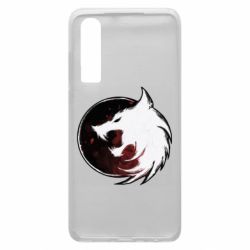Чехол для Huawei P30 Witcher wolf spray - PrintSalon