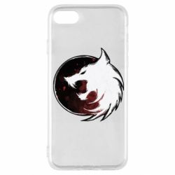 Чехол для iPhone SE 2020 Witcher wolf spray - PrintSalon
