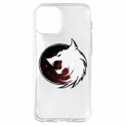 Чехол для iPhone 12 mini Witcher wolf spray - PrintSalon