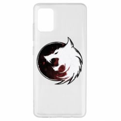 Чехол для Samsung A51 Witcher wolf spray - PrintSalon