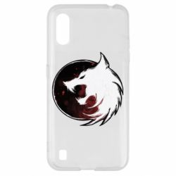 Чехол для Samsung A01/M01 Witcher wolf spray - PrintSalon