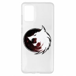 Чехол для Samsung S20+ Witcher wolf spray - PrintSalon