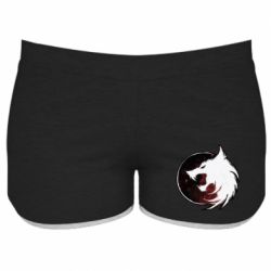 Женские шорты Witcher wolf spray - PrintSalon