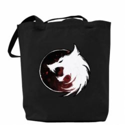 Эко-сумка Witcher wolf spray - PrintSalon