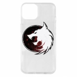 Чехол для iPhone 14 Witcher wolf spray - PrintSalon