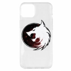 Чехол для iPhone 14 Plus Witcher wolf spray - PrintSalon