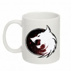 Чашка 320ml Witcher wolf spray