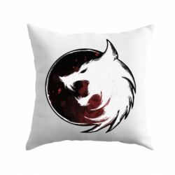 Подушка Witcher wolf spray - PrintSalon