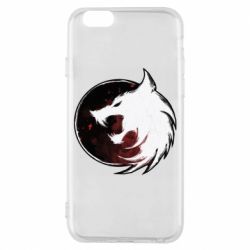 Чехол для iPhone 6/6S Witcher wolf spray - PrintSalon