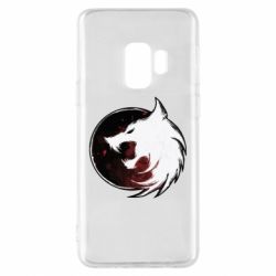 Чехол для Samsung S9 Witcher wolf spray - PrintSalon