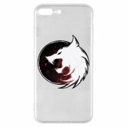 Чехол для iPhone 8 Plus Witcher wolf spray - PrintSalon