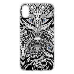 Чохол для iPhone X/Xs Wolf art - PrintSalon