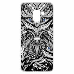 Чохол для Samsung A8 2018 Wolf art - PrintSalon