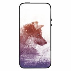 Чохол для iphone 5/5S/SE Wolf art - PrintSalon