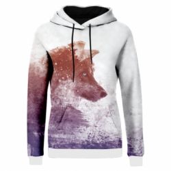 Жіноче 3D худі Wolf art-PrintSalon Жіноче 3D худі Wolf art