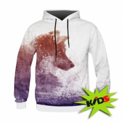 Дитяче 3D худі Wolf art