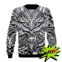 Дитячий 3D світшот Wolf art - PrintSalon