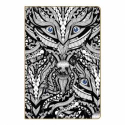 Блокнот з принтом Wolf art - PrintSalon