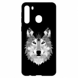 Чехол для Samsung A21 Wolf Art