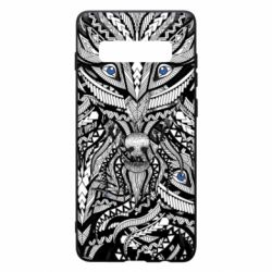 Чохол для Samsung S10+ Wolf art - PrintSalon