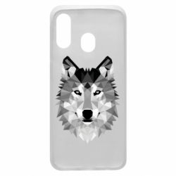 Чехол для Samsung A40 Wolf Art - PrintSalon
