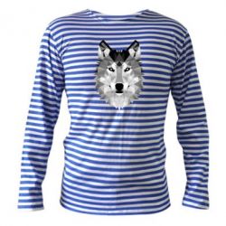 Тельняшка с длинным рукавом Wolf Art - PrintSalon