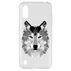 Чехол для Samsung A01/M01 Wolf Art-PrintSalon Чехол для Samsung A01/M01 Wolf Art