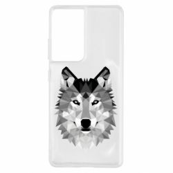 Чехол для Samsung S21 Ultra Wolf Art-PrintSalon Чехол для Samsung S21 Ultra Wolf Art