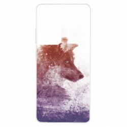 Чохол для Samsung S21 Ultra Wolf art - PrintSalon
