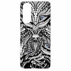 Чохол для Oppo Reno 4 Pro Wolf art - PrintSalon