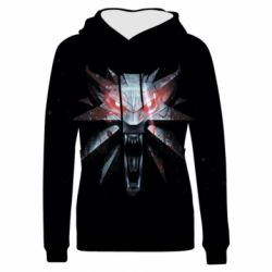 Жіноче 3D худі Wolf in the shade-PrintSalon Жіноче 3D худі Wolf in the shade