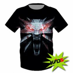 Детская 3D футболка Wolf in the shade - PrintSalon
