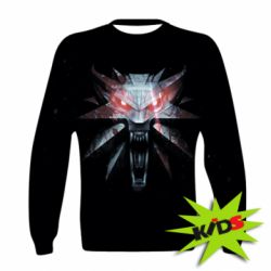 Дитячий 3D світшот Wolf in the shade