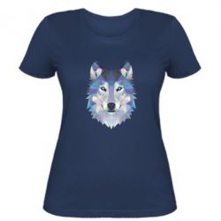 Женская футболка Wolf is a vector - PrintSalon