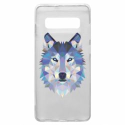 Чехол для Samsung S10+ Wolf is a vector - PrintSalon