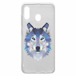 Чехол для Samsung A20 Wolf is a vector - PrintSalon
