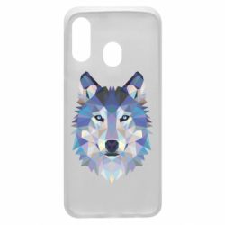 Чехол для Samsung A40 Wolf is a vector - PrintSalon