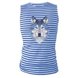 Майка-тельняшка Wolf is a vector - PrintSalon