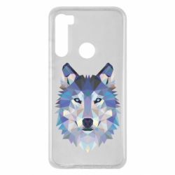 Чехол для Xiaomi Redmi Note 8 Wolf is a vector - PrintSalon
