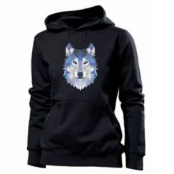 Женское худи Wolf is a vector - PrintSalon