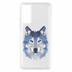 Чехол для Huawei P Smart 2021 Wolf is a vector - PrintSalon