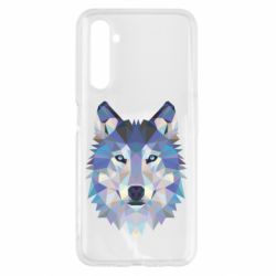 Чехол для Realme 6 Wolf is a vector - PrintSalon