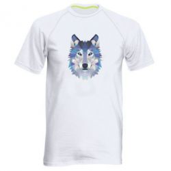 Мужская футболка для спорта Wolf is a vector - PrintSalon